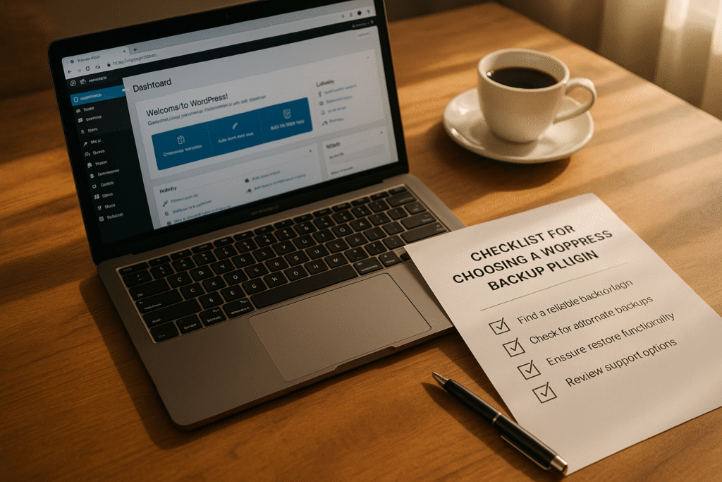 Checklist for Choosing a WordPress Backup Plugin
